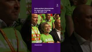 Asda workers stand for pay equity [upl. by Gillian292]