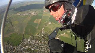 Hang gliding UK record attempt 12 04 11 [upl. by Ameg586]