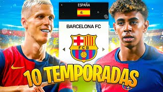 Dirijo 10 TEMPORADAS al FC BARCELONA en FC 24 [upl. by Dahc]