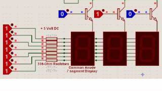 Multiple 7 Segment LED interface to microcontrollers [upl. by Yllatan]