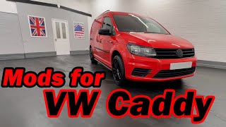 VW CADDY MODS FOR YOUR VAN INTERIOR AND EXTERIOR CADDY UPGRADES FOR YOUR VAN [upl. by Hettie869]