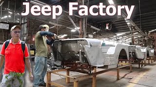 MD Juan Jeep Factory Tour WW2 Willys Jeep reproductions parts and kits [upl. by Itnava]