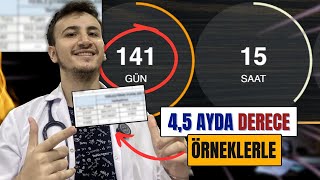 45 AYDA YKS DERECE YAPILIR MI ÖRNEKLERLE [upl. by Oirretna93]