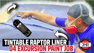 I SPRAYED MY TRUCK WITH RAPTOR LINER AMAZING RESULTS [upl. by Hairakcaz]