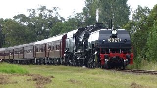 Australian Trains Steam Locomotives in Action  2015 Review [upl. by Mitch959]