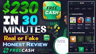 free cash earning app 🔥 free cash app real or fake 🔥 freecashcom 🔥 free cash withdrawal proof [upl. by Latimore]