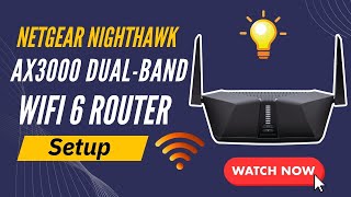 NETGEAR Nighthawk AX3000 Dual Band WiFi 6 Router [upl. by Aruasor898]