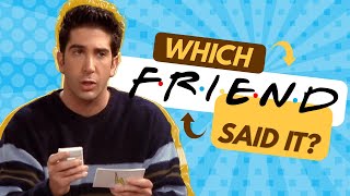 Guess Who Said It ❓🔊  FRIENDS Quiz [upl. by Haceber]