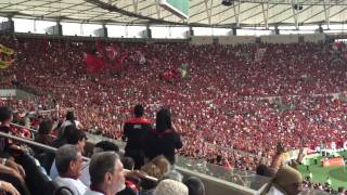 Flamengo 2 x 0 JEC Torcida adversária na Ola [upl. by Eiralam]