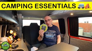 Campervan Essentials Review  Equipment amp Accessories for your Camper [upl. by Allicsirp173]