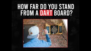 How far do you stand from a dartboard [upl. by Brandes]