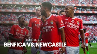 ResumoHighlights Eusébio Cup SL Benfica  Newcastle United FC [upl. by Belac509]