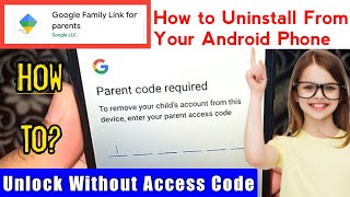 Hack Family Link Parent Access Code  How to Hack Family Link  Part 04 [upl. by Seltzer]