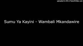 Sumu Ya Kayini  Wambali Mkandawire [upl. by Eenafets]