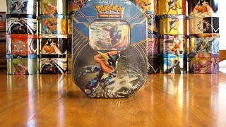 Pokemon Greninja EX Tin Opening [upl. by Cesya]