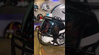 Carolina Panthers on Field Helmets shorts carolinapanthers [upl. by Inatsed]