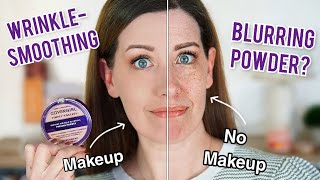 ANTIWRINKLE BLURRING POWDER Dry skin Over 40 [upl. by Vicki]