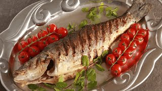 How to Grill and Eat a Whole Fish Branzino [upl. by Uyerta]