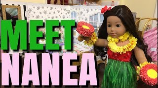 Nanea Unboxing NEW American Girl Doll  First Look [upl. by Hooge150]