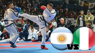 ITF World Championship Argentina 2018  Lucas PiniARG vs Fuschillo Nunzio ITA Middle Weight [upl. by Nosae462]