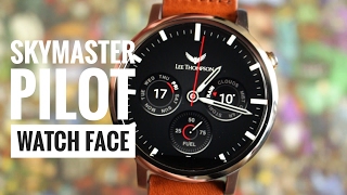 Skymaster Pilot Watch Face for Android Wear  Review [upl. by Cara3]