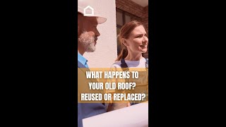 What Happens To Your Old Roof Reused or Replaced [upl. by Ellesij]