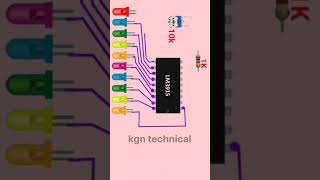 How To Make Vu Meter Using lm3915ic circuit shorts [upl. by Ailaham]