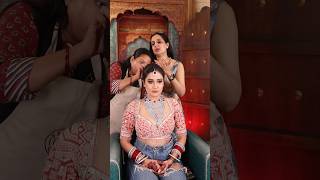 Kaisi lg rhi hu💁🏻‍♀️ bridalmakeup bridallehenga makeup gimaashi parulgarg [upl. by Bor]