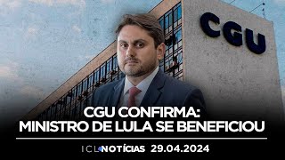 ICL NOTÍCIAS  290424  RELATÓRIO AFIRMA QUE CONSTRUÇÃO PÚBLICA BENEFICIOU MINISTRO [upl. by Effie]