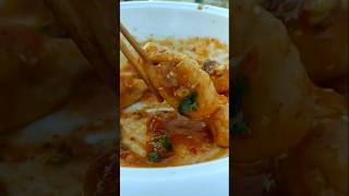 Dumplings Ese bhi khate h 😜 shorts youtubeshorts dumplings foodie [upl. by Ahel]