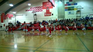 Eastside Dream Elite Basketball Cheer Squad 121914 [upl. by Newman878]