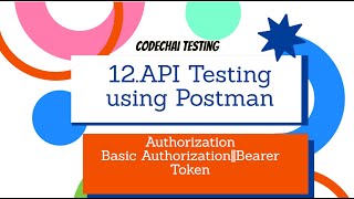 12Authorization Basic Authorization and Bearer Token Usage in Postman Hindi [upl. by Enerak]