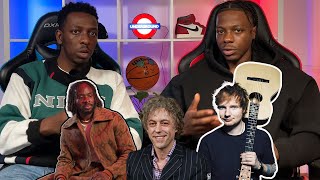 FUSE ODG And Ed Sheeran Hate Band Aid Christmas song  Are They Wrong [upl. by Pitarys]