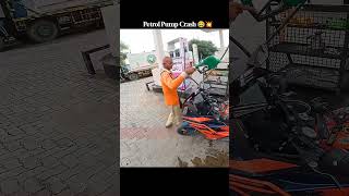 Petrol Pump Crash 💥😂 Ktm Rc 390 shorts ktmrc390 rider bikeride superbike z900 zx10r crash [upl. by Angi819]