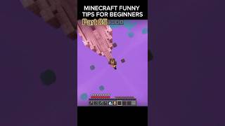 Part 05 Minecraft Beginner Tips Last minecraft shorts meme troll gaming trending survival dj [upl. by Frasch]