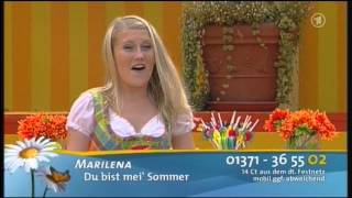 HQ  Marilena  Du bist mei Sommer  28072013  Immer wieder Sonntags [upl. by Auhs359]