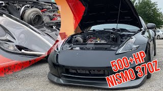 500HP Turbo 370z is finished  Giving friends and family a ride in the turbo z [upl. by Neyu]