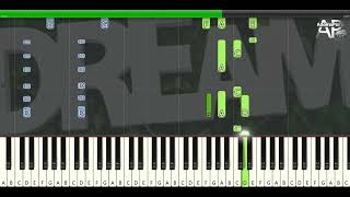 Elvis Presley  If I Can Dream  Adelina Piano synthesia [upl. by Mcgraw]