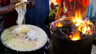 CHEESY FANCY DOSA  Full Of Butter And Cheese  Surti Style Dosa  Indian Street Food [upl. by Giulietta]