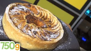 Recette de Tarte aux pommes façon GrandMère  750g [upl. by Birecree]