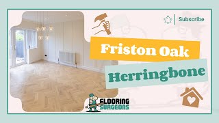 Installing the Friston Oak Engineered Wood Herringbone Flooring 🪵 [upl. by Anirod906]