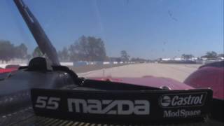 12 Hours of Sebring 2017  Mazda 55 On Board [upl. by Sucramaj]