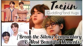 Taejin Couple Behaviour Break the Silence Commentary Analysis 뷔진 진뷔 Cuddling amp Hugs  Dicon BTS CDTV [upl. by Filia]