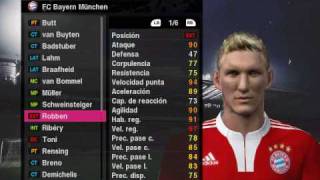 Bayern München All Faces PES 2010 [upl. by Ainegul]