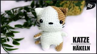 Katze häkeln  Amigurumi Kätzchen  Häkelanleitung  DIY by Pfirsichteufel [upl. by Mab972]