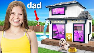 I Built a DREAM DOG HOUSE and Hid It From My Dad [upl. by Taro]