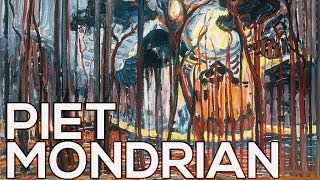 Piet Mondrian A collection of 131 works HD [upl. by Ahsyak]