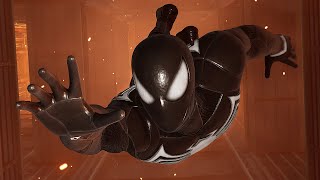 SpiderMan PC  Black Suit in Up The Water Spout Mission Mod [upl. by Ender]