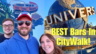 The BEST Bars in Universal CityWalk Orlando [upl. by Ahsratal]