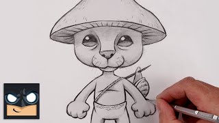 How To Draw Smurf Cat 🐱 Sketch Tutorial [upl. by Davin454]